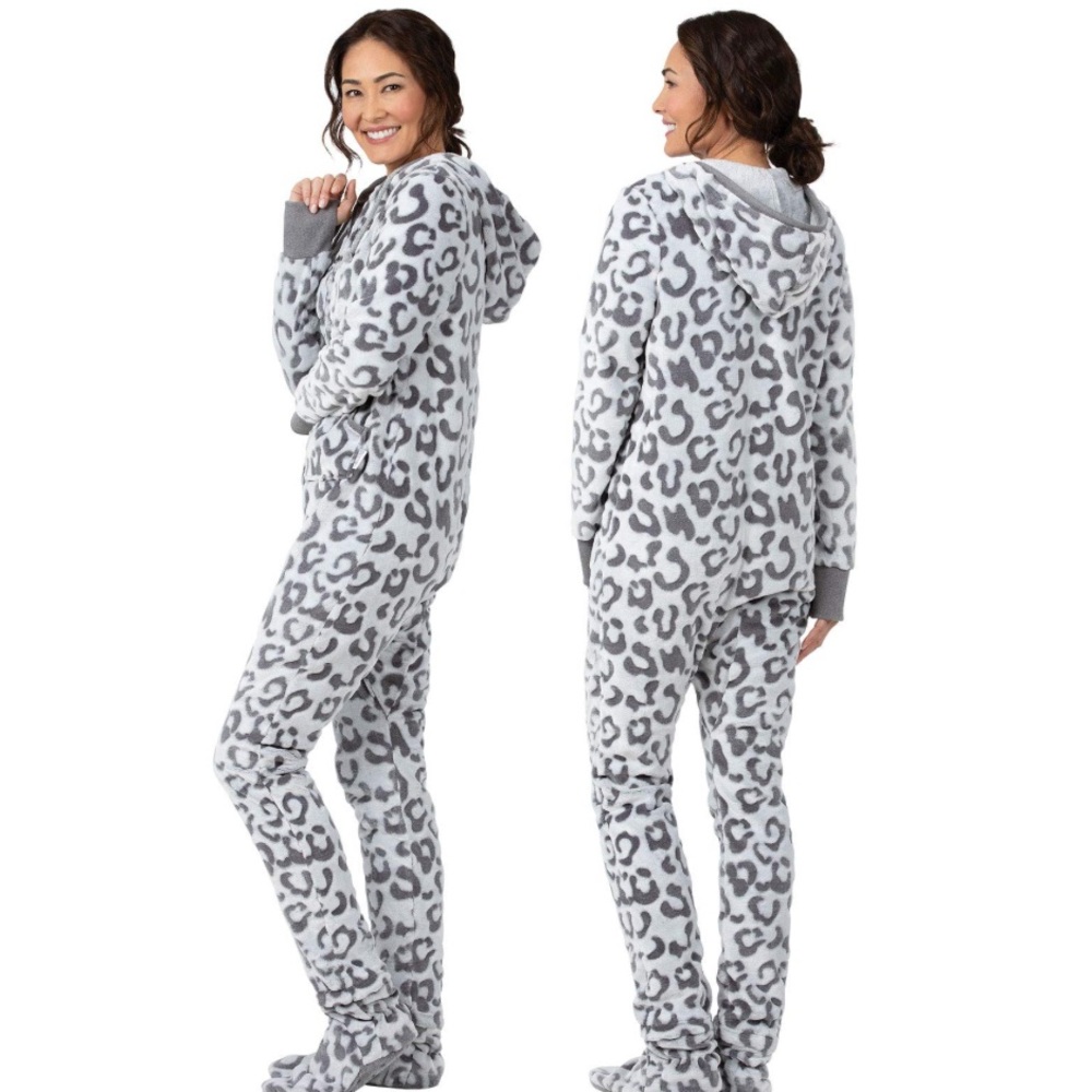 Hoodie-Footie by Pajamagram Onesie Woman - Size S